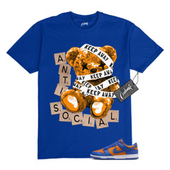 Dunk Knicks Team Royal Blue Orange Low Bright Ceramic T Shirt to Match ANTI