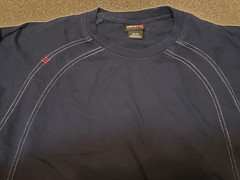 Ariat FR Work Shirt Crewneck Long Sleeve Navy Flame Resistant CAT2 2112 Men XL