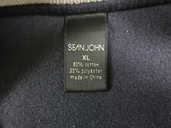 Y2K Sean John Shirt Mens XL Black Velour Rap Hip Hop Streetwear Embroidered