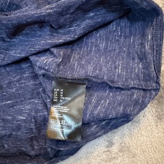 H&M Slim Fit T Shirt Mens Medium Blue Heathered Stretch Short Sleeve