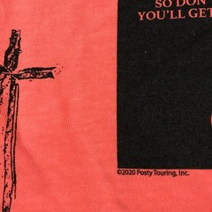 Post Malone Concert Shirt Mens LARGE LS Hollywoods Bleeding Tour Neon DEADSTOCK