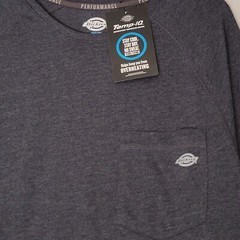 Dickies Cooling Shirt Mens 2XL XXL Blue Lightweight Work Long Sleeve UV 30 NWT