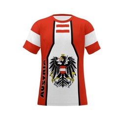 New Austria Coat Of Arms flag All-Over Print Men’s O-Neck T-Shirt