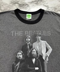 The Beatles 2005 Men’s T Shirt Size L Dark Gray John Paul George Ringo VTG