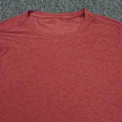 Vuori Shirt Mens Medium Red Strato Tech Tee Long Sleeve Crew Neck V178