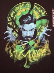 Marvel NWT Doctor Strange Shirt Men’s XL Black Glow In The Dark Graphic Tee