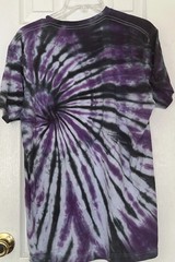 Happy Hour Hand Dyed In Long Beach Essential Purple Tie Dye T Shirt Mens Large