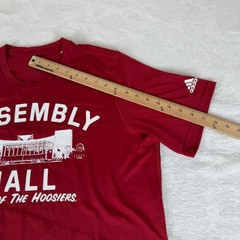 Adidas Assembly Hall Indiana Hoosiers Red Aeroready Creator Tee Mens XL EA1147