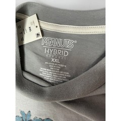 Men’s Peanuts Snoopy Ski Ya Later Short Sleeve Graphic T-Shirt – Gray XXL NWT