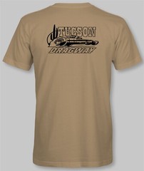 TUCSON DRAGWAY Retro T-Shirt drag race strip racing track raceway speed shop