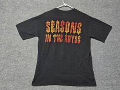 Rare Vintage 1990 Slayer Seasons In The Abyss Tour War Eagle Shirt Brokum group
