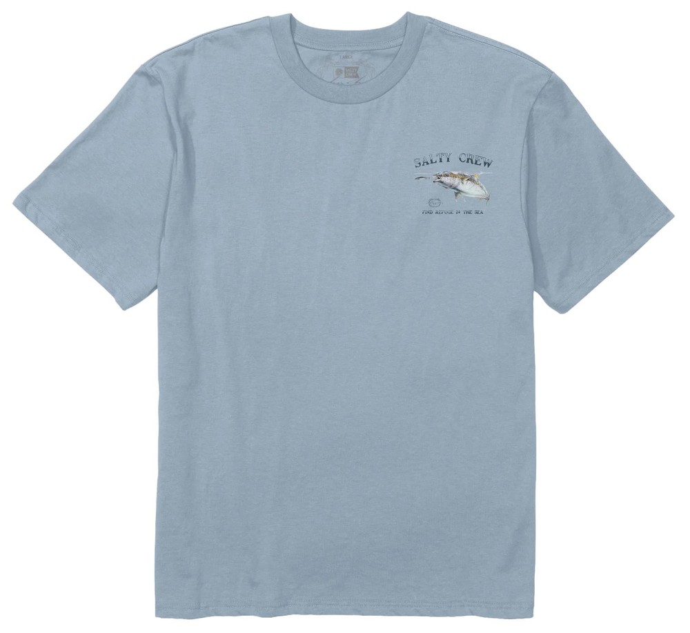 Salty Crew Surface SS T-Shirt – Blue Fog – New