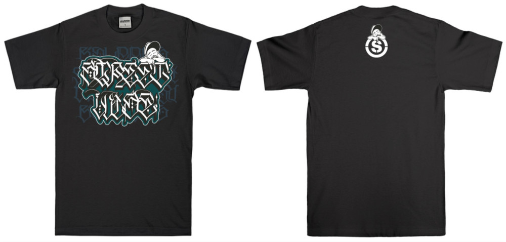 Streetwise G Letters Graphic T-Shirt Black M-L-XL-2XL-3XL-4XL-5XL