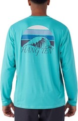 Hang Ten Men’s Long Sleeves Crew Neck SPF 50+ Sun T-Shirt