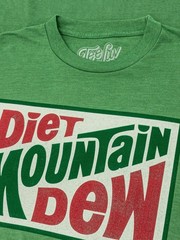 Diet Mountain Dew Mens T Shirt Kelly Green
