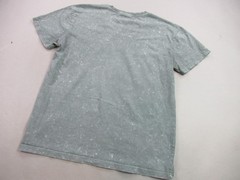Shirt Mens Medium Short Sleeve Crew Neck Outdoors Lightweight Casual Gray