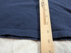True Religion Men’s T-Shirt Tiger Tattoo Metallic Gold Foil Logo Tee Medium Blue