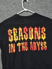 Rare Vintage 1990 Slayer Seasons In The Abyss Tour War Eagle Shirt Brokum group