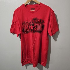 Converse All Star Med Graphic T-Shirt Red Logo Tee Short Sleeve Classic Men’s M