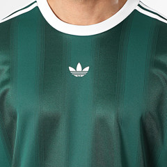 NEW MEN’S ADIDAS ORIGINALS TREFOIL JACQUARD SHIRT ~SIZE 2XL #KD5834 GREEN