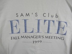 Vintage 90s Sam’s Club T-Shirt Men XL 1999 Fruit of the Loom Lofteez