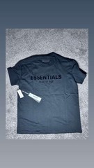 New With Tags Essentials Fear of God Black Short Sleeve Logo T Shirt Mens Size M