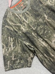 Reel Legends Shirt Mens XL Green Camo Short Sleeve Performance Outdoor Fishing