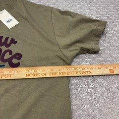 New Balance Made in USA 1906 Graphic T-Shirt Green/Olive Mens Sz L MiUSA