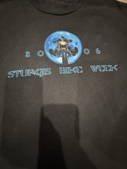 Vintage Sturgis Bike Week 2006 T Shirt Mens L Wolf Biker Graphic Motorcycle Tee
