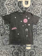 Brand New Vintage Style Mens PacSun charcoal gray Happiness t-shirt Size Small