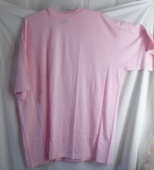 PINK EXTRA LONG T-SHIRT SHORT SLEEVE CHEST 33″ SLEEPSHIRT MEN WOMEN FITS 5X 6X