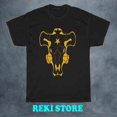 Black Clover Black Bull Men’s Black T-shirt Size S-5XL