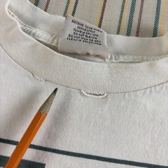 Vintage Antique Person Shirt Mens XL White PK Clothing Co Birthday Tee 1993