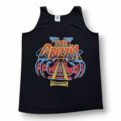 Vintage 80s Kings Dominion Grizzly Roller Coaster Tank Top T-Shirt Size Medium