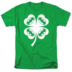 Batman Bat Clover Licensed Adult Unisex T-Shirt Regular Fit Tee SM-4X