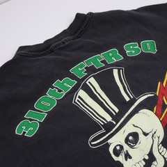 Tophats 310th Fighter Squadron Vintage T Shirt Mens Large Black USAF 90s USA Tee