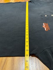 Vintage 90s Harley Davidson Henley Shirt XL Black Gainesville FL Single Stitch