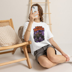 Wild Thunder Monster Truck Chase The Storm Graphic T-Shirt