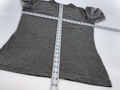 The Normal Brand Pocket T-Shirt Long Sleeve M Gray Cotton Poly Rayon YGU U4-103