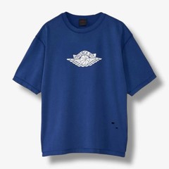 Men’s Size 3XL Nike Jordan Rare Air Distressed Shirt Deep Royal Blue IB3130-485