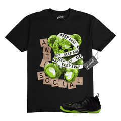 Foamposite Volt Black Air One T Shirt Match ANTI