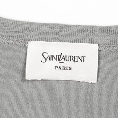 SAINT LAURENT PARIS T-shirt 818535YBHD21467L cotton Green #L NEW mens