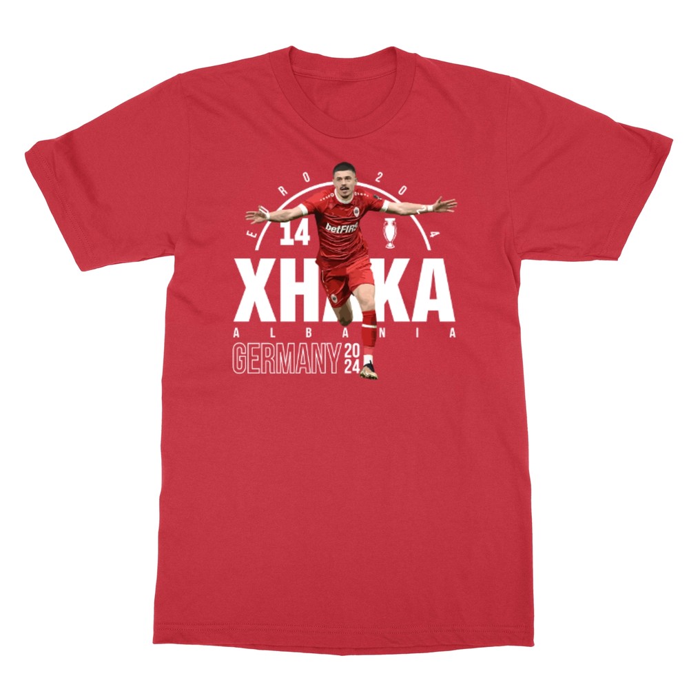 Albania Europe 2024 Tribute – Xhaka Inspired for Fans Unisex T-Shirt