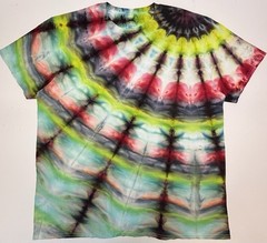 Handmade Ice Tie Dye Unisex T-Shirt Size XL Multicolor Design Gildan Tee NEW