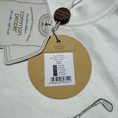 Common People Golf Club Tee Men’s Small White Graphic Shirt NWT