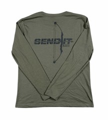 5.11 Tactical Men’s Large Olive Green Send It Long Sleeve Graphic T-Shirt