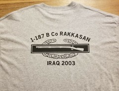 Combat Infantryman Badge Shirt, CIB Custom Performance Shirt, Infantry Shirt
