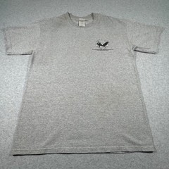 Bald Eagle Shirt Adult Large Gray Arizona Nest Watch Program Birds Nature Mens