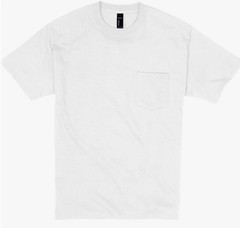 Hanes USA Men’s Beefy-T Plain Cotton Heavyweight Tee T-Shirt White 3XL NEW