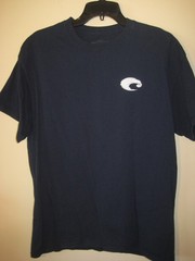 Lovely Costa “Born on the WATER” Short Sleeve Cotton T-Shirt Size Large
